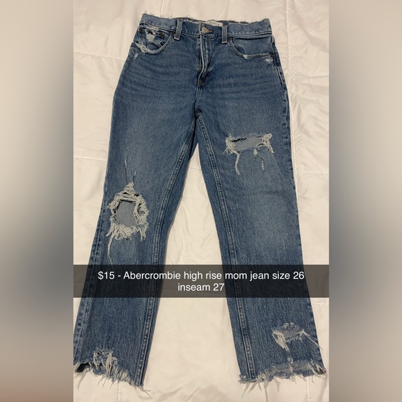 Abercrombie & Fitch Denim - Abercrombie high rise mom jean